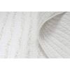 King size 3-Piece Quilt Set with 2 Pillow Shams 100% Cotton White Ruffles