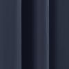 i52 x 108 inch Solid Navy Blue Thermal Blackout Curtain Panels - Set of 2