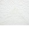 Queen Size OverSized 100% Cotton Chenille 3 PCS Coverlet Bedspread Set in White