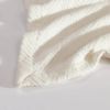 Twin size Cream Bone Lightweight 100-Percent Cotton Blanket - Machine Washable