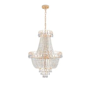 Golden Crystal Chandelier Classic Look (Option: Gold)